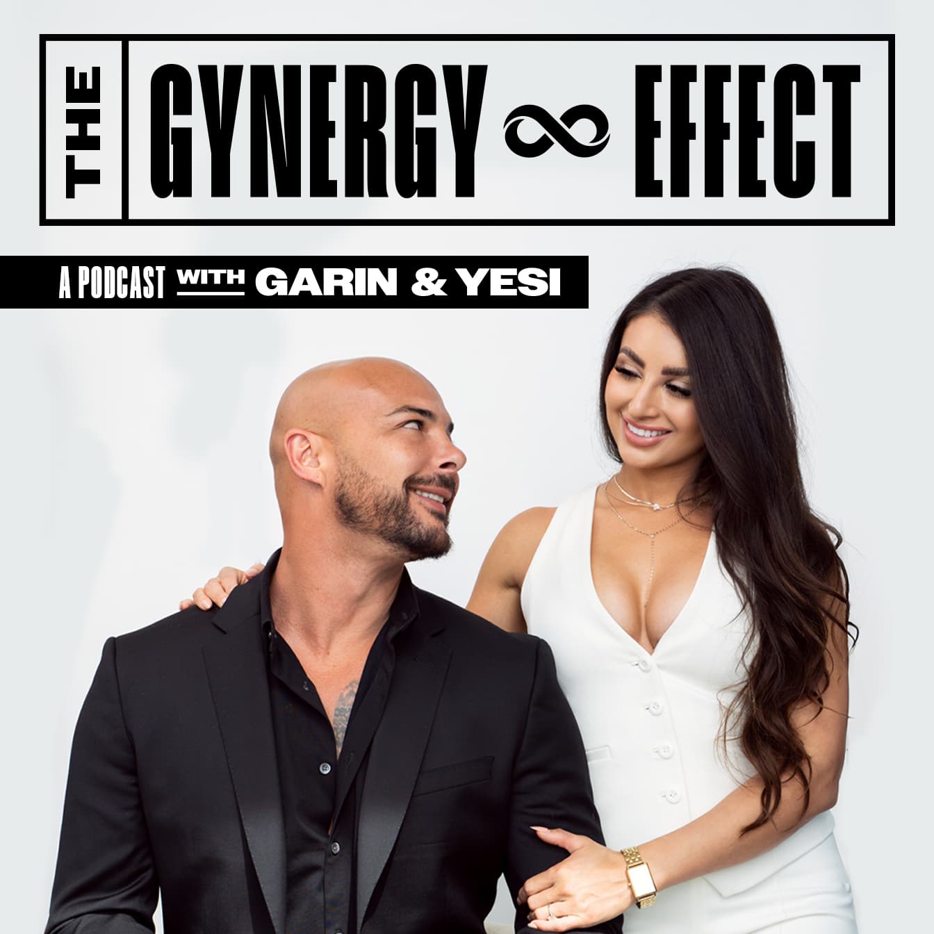 The GYNERGY Effect cover art: co-hosts Garin Heslop and Yesi Magaña