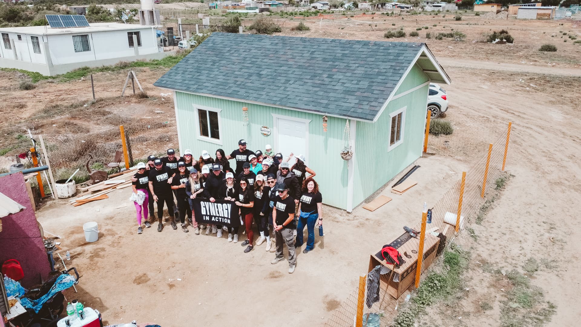 Aerial view of GYNERGY retreat location