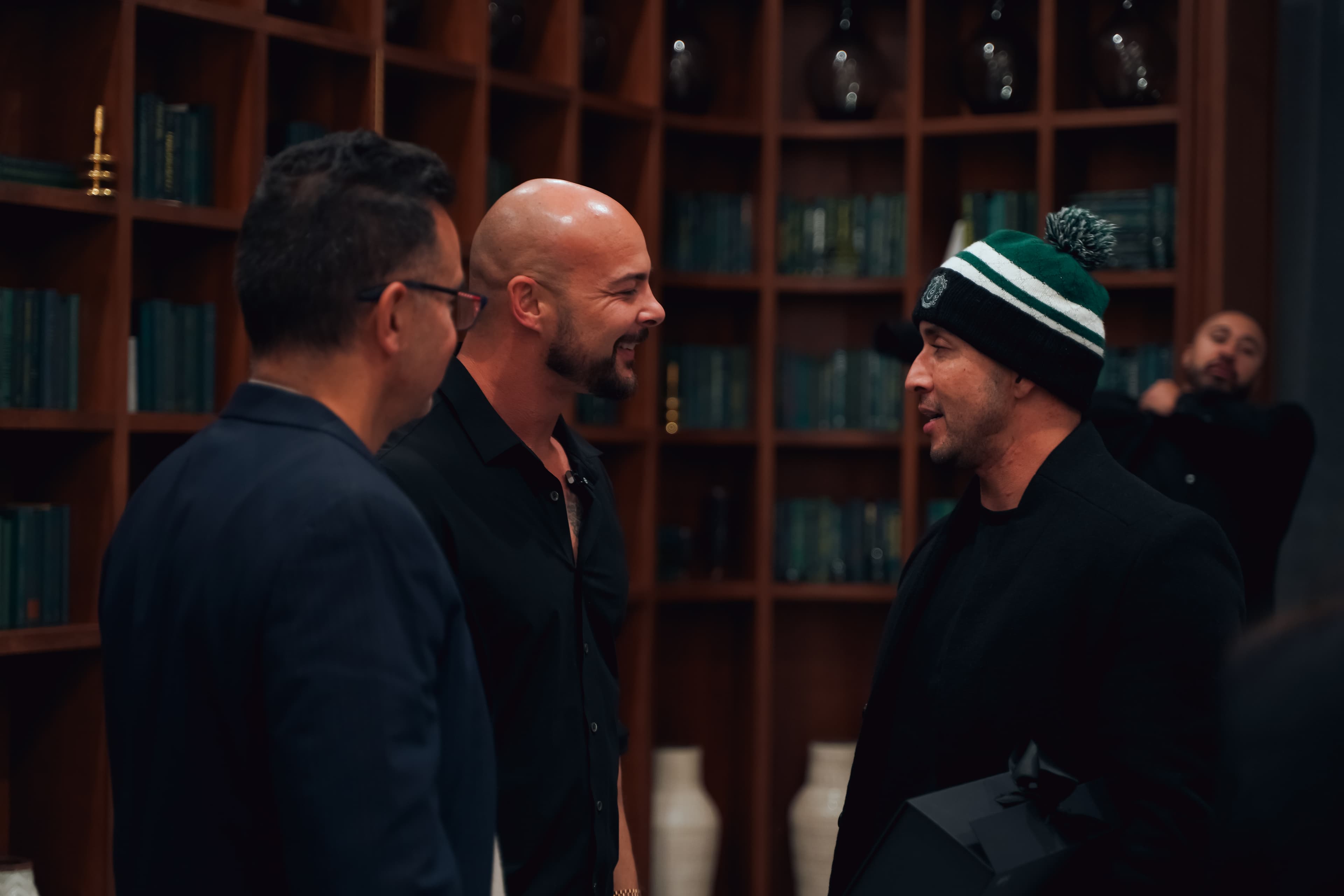 Brotherhood conversation at event