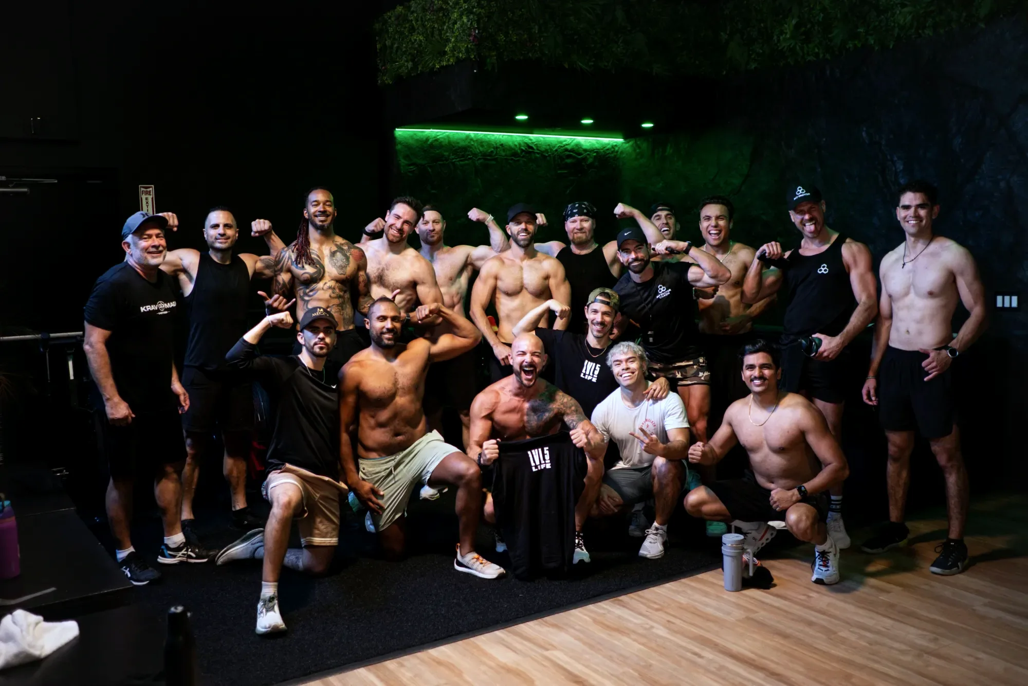 LVL 5 Men at an offsite